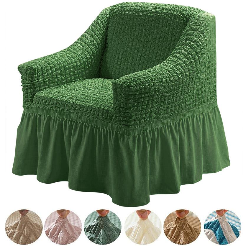 

Seersucker 1/2/3/4 места Чехол для дивана Современный эластичный диван Подушка против скольжения Чехол для гостиной