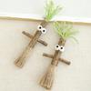 Jouet pour chat Silver Vine Jouet à mâcher pour chat en bois naturel Jouet sûr pour le nettoyage des dents Jouet Kicker pour chat pour chaton poussée dentaire Divertissement solo