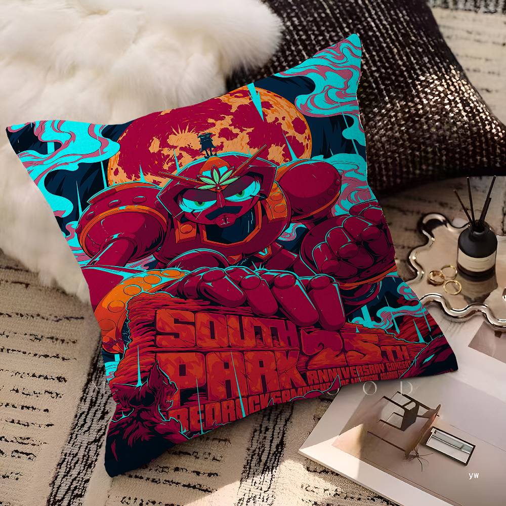 S-South Cartoon Park Cushion Cover Car Throw Pillow Case For Sofa Car Christmas Gift 40x40cm 45x45cm