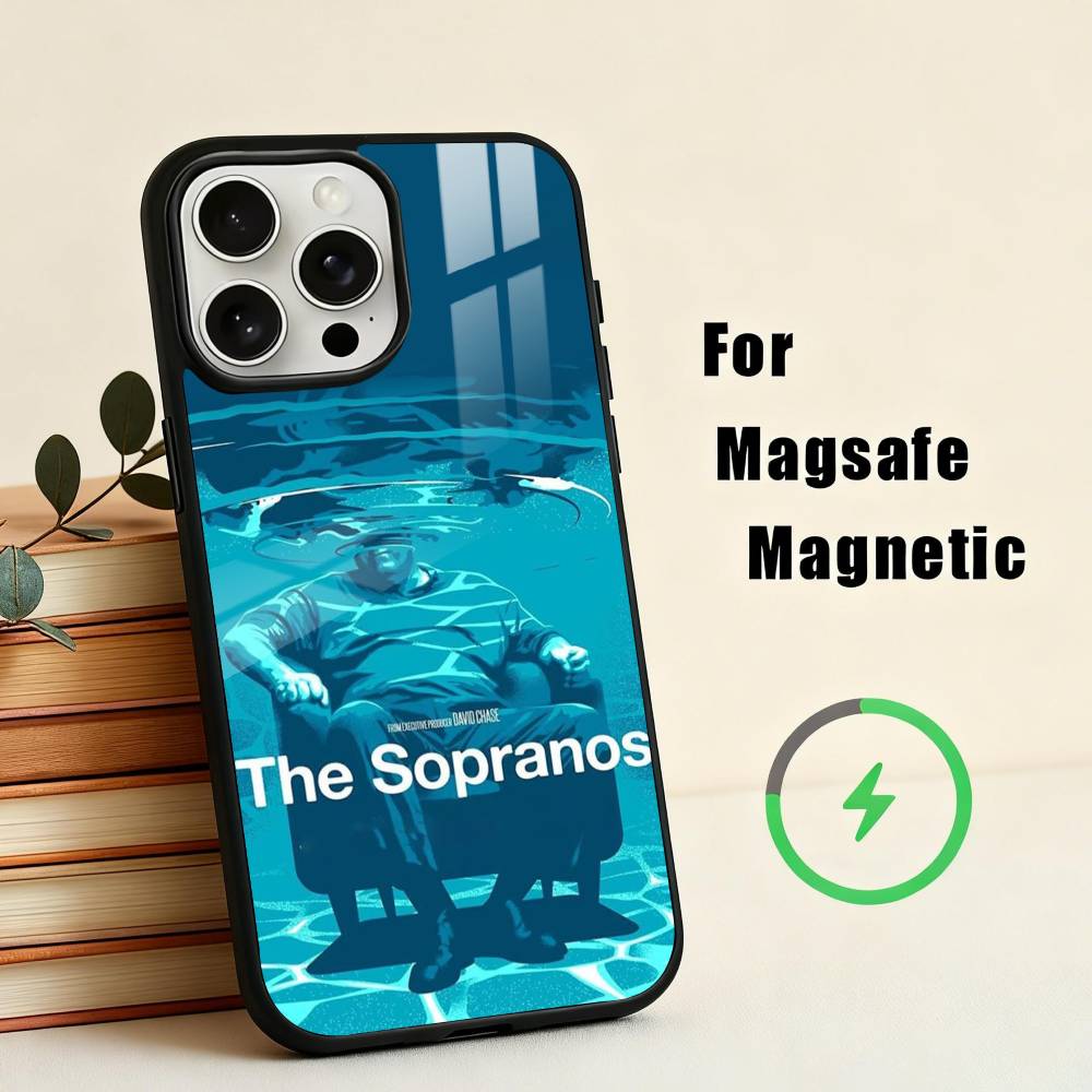 

TV The S-Sopranos-S Phone Case For iPhone17,16,15,14,13,12,11 Plus,Pro Max Magnetic For Magsafe Wireless Charging iPhone17Air