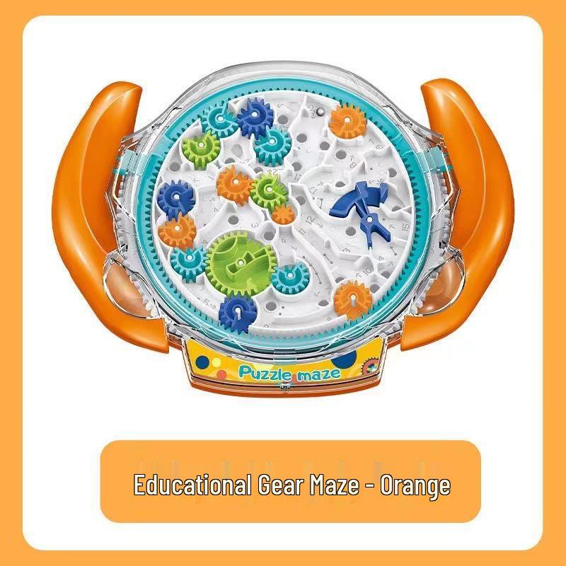 Gear Maze Ball Challenge: Educational Toy for Hand-Eye Coordination and Intelligence Development in Kids