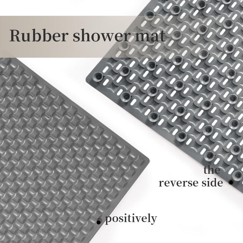 Bathroom Mat Non-Slip Mat Household Shower Room Bathing Anti-Drop Suction Cup Floor Mat Toilet Bathroom Shower Massage Mat