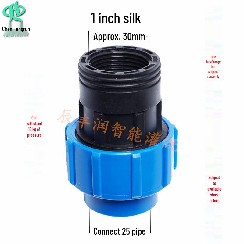 High-Strength Quick Connector for Inner Thread PE, PPR, PVC, and Aluminum-Plastic Pipes