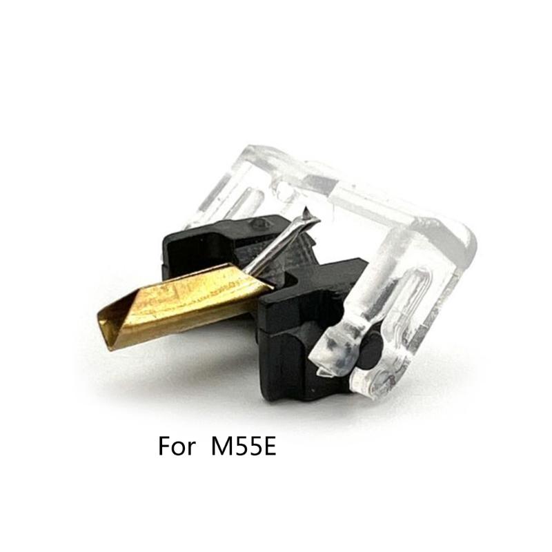 Record Needle Replacement Stylus Wear Resist Turntable Stylus Precise Control for M44G M44-7 M55E N44-7
