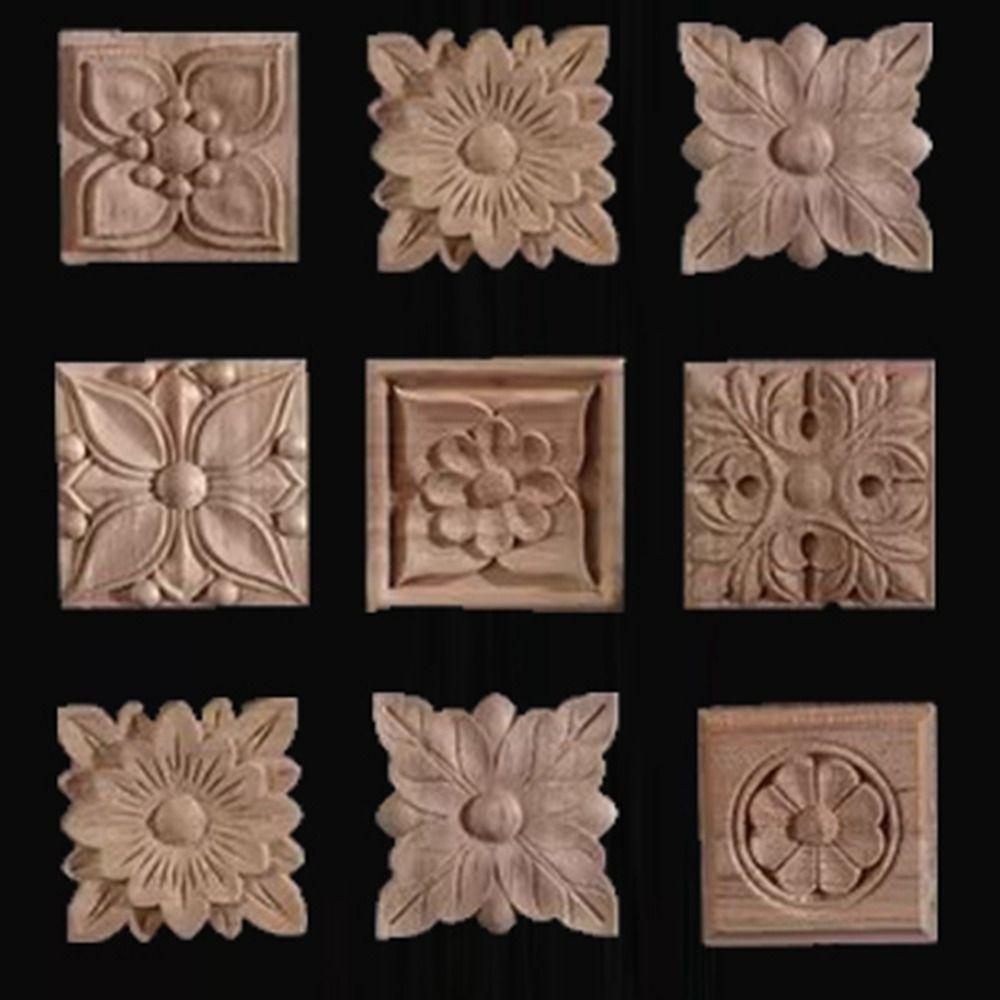 

Европейский стиль, винтажные деревянные резные однотонные украшения, поделки, мебель, ножки, домашний декор