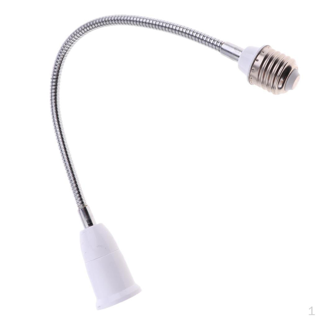 20/30/40/50/60CM Long E27 To Light Lamp Socket Bulb Flexible Extend Adapter