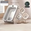 large sit lie foldable baby bathtub household newborn soaking bath tub kids bath bucket baby bathing accessory
