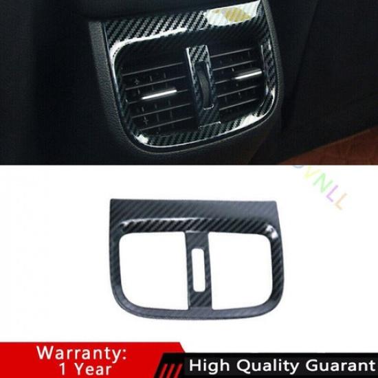 For Kia K3 Forte -2024 Steel Carbon Fiber Rear Air Outlet Vent Frame Trim 1*