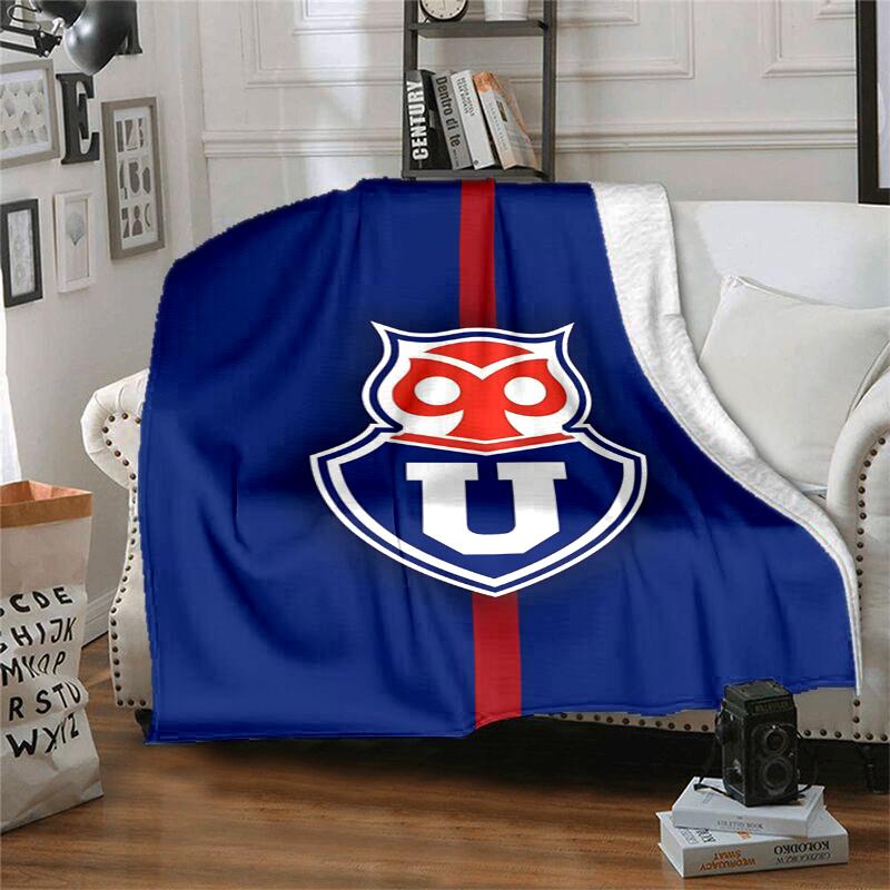 Universidad De Chile Flannel Blanket Soft All-Season Throw, Design for Camping, Car Travel, Hiking Sofa, Bed, Office Perfect Gift for Parties