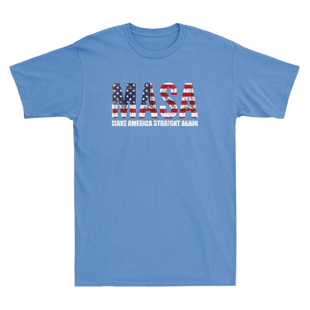 Make America Straight Again Political Funny Sarcastic Quote Retro Men s T-Shirt S