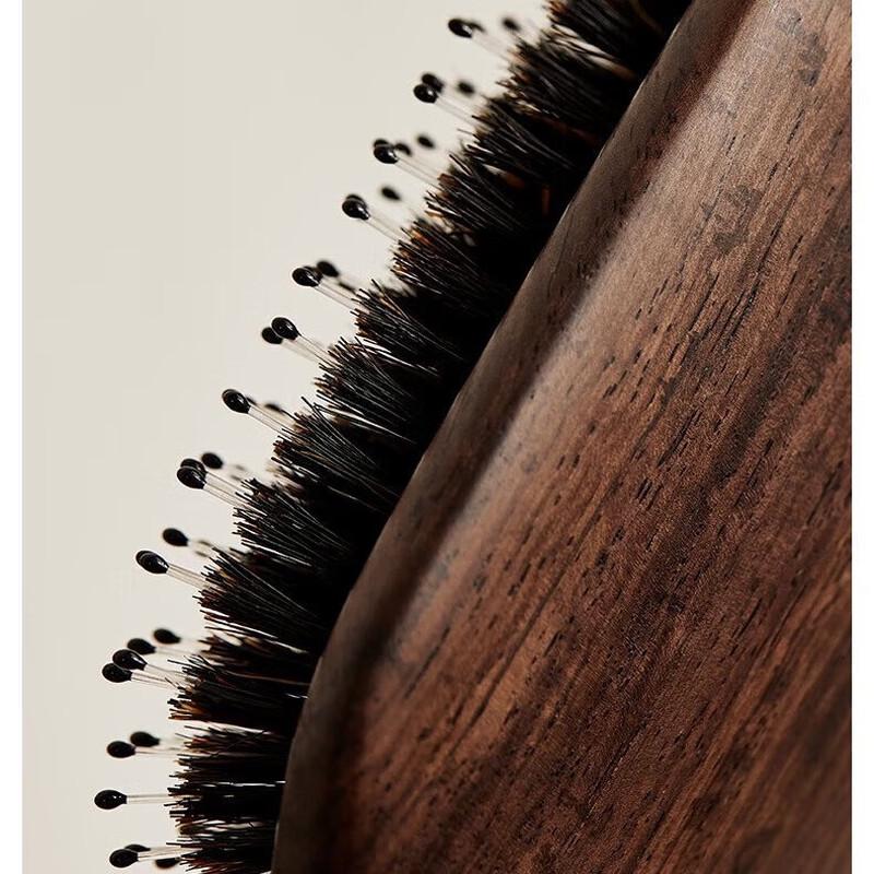 Square Ebony Wood Anti-static Massage Air Cushion Comb