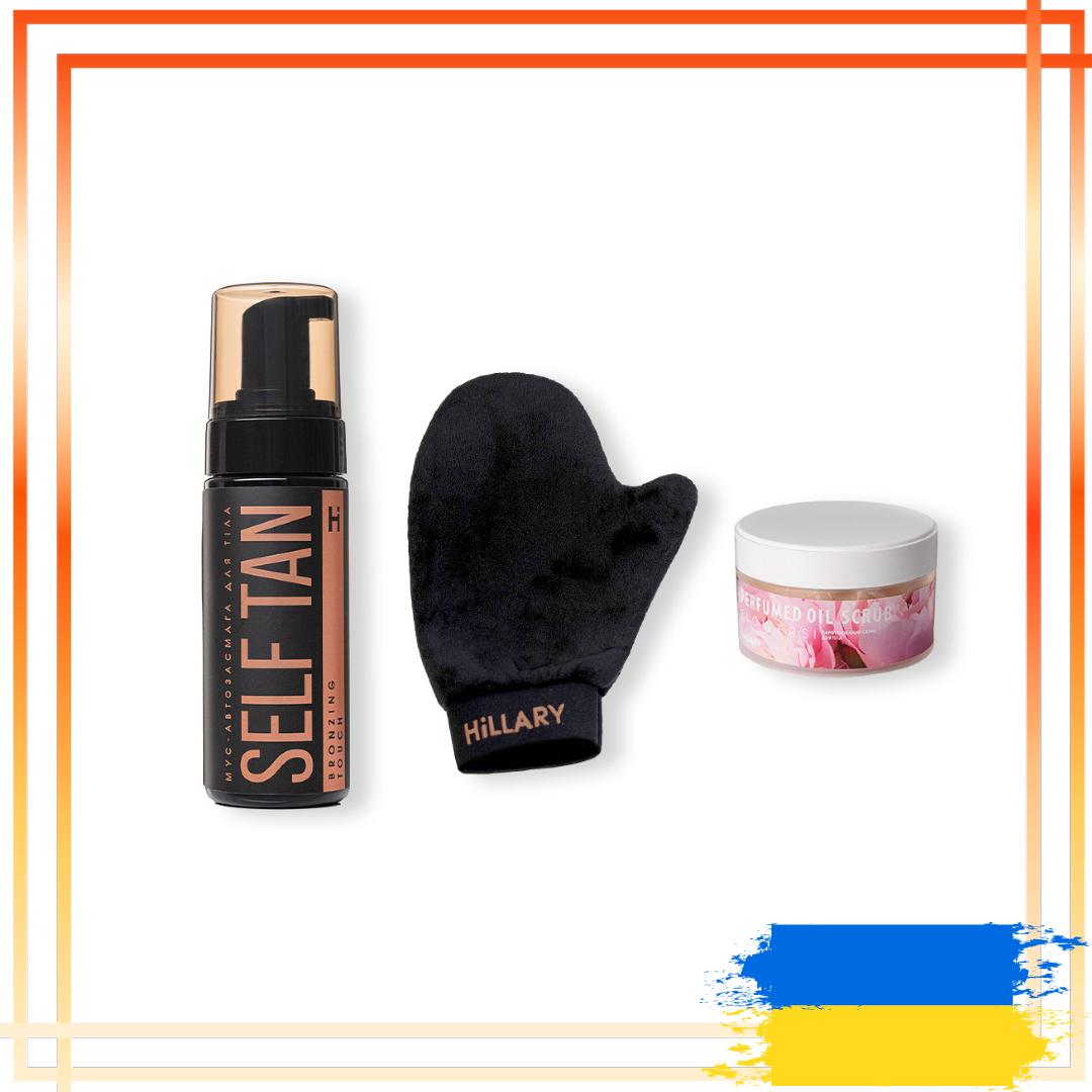 

Набір для автозагара тіла + Скраб для тіла Perfumed Oil Scrub Flowers