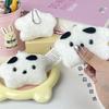 Charming Starry Dog Plush Keychain Mini Cuddly Toy Perfect For Stress Relief