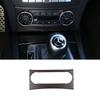 Pine Wood Grain Interior Air Conditioning Switch Panel Frame Stickers For Mercedes Benz C Class W204 2011-2014 Accessories