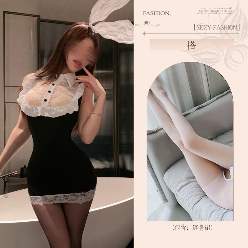 Sexy underwear fun female abstinence rabbit maid c uniform qn mood couple fun underwear products