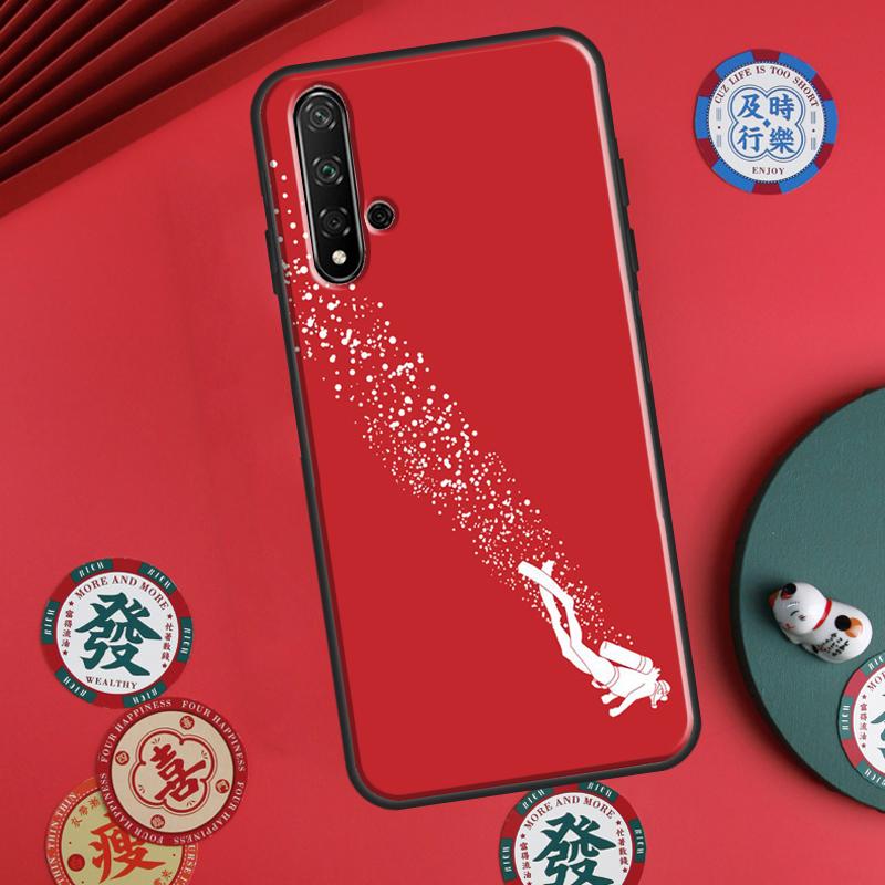 

Scuba Diver Diving For Huawei P20 P30 P40 Lite P60 Pro Nova 12i 11i 8i 12s 9 10 SE Y90 Y60 Y70 Y72 Y61 Y91 Case Huawei Nova Y60