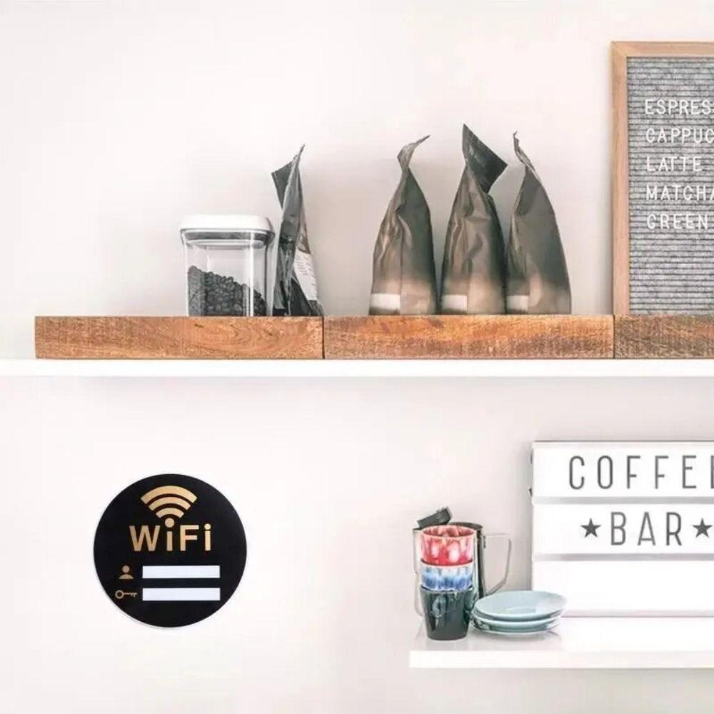 Rewritable WIFI Signage Convenient Wifi Notice Board Signal Indication Signage Office