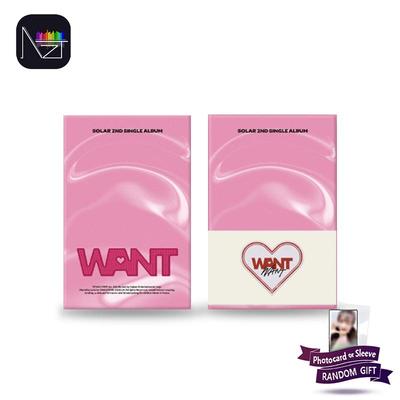 SOLAR (MAMAMOO) - 2nd Single Album [WANT] (POCAALBUM Ver.)