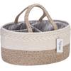 Hinwo Cotton Rope Diaper Storage Diaper Baby Supplies Storage Diaper Storage Baby Storage Toy Small Item Baby Easy To Carry Natural Bag, Pouch, Box,