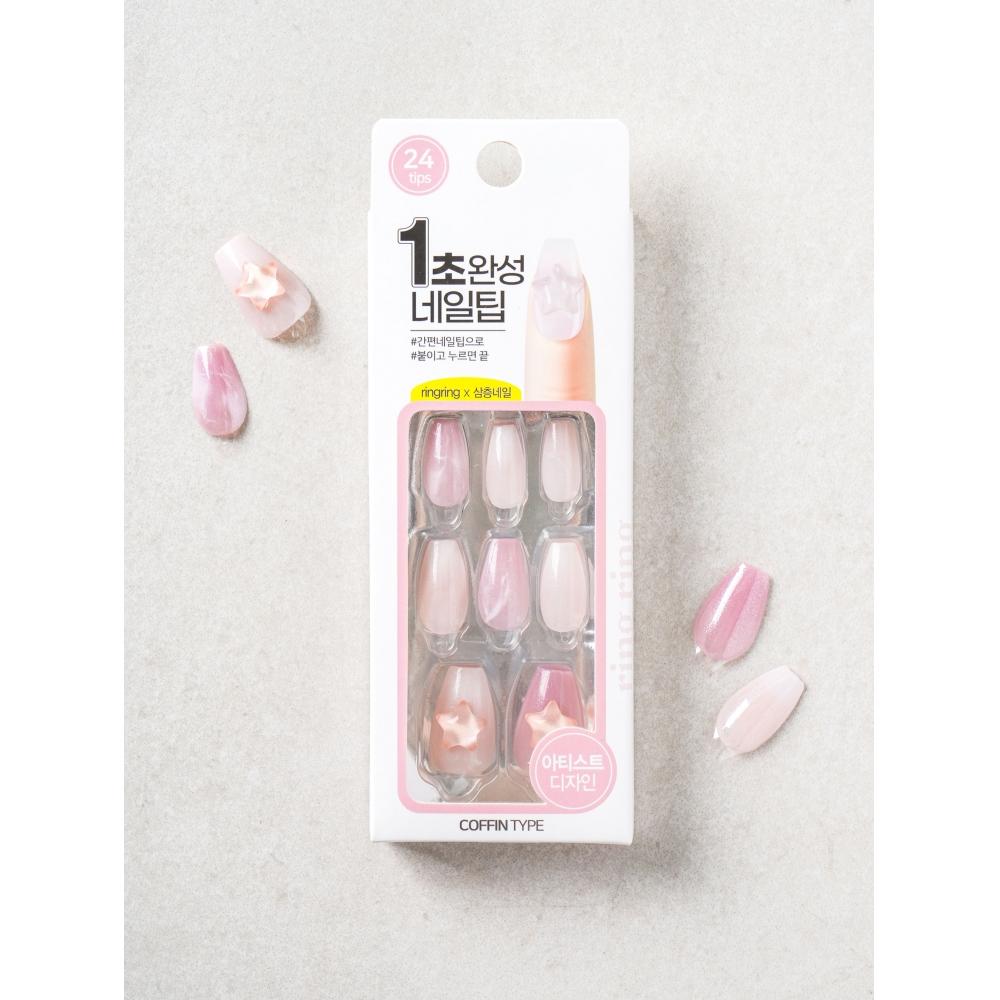 

Daiso Ling Ling Арт-типсы для ногтей-гроб 3