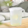 Pitcher with Lid Cold Brew Kettle Water Jug Drink Container for Iced Tea Milk Lemonade Beverage