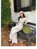 Heavy Craftsmanship Pleated Cotton-Linen Straight-Leg Pants, Spring/Summer 2026.
