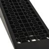 2-Piece Ramp Set, Threshold Ramp, Curb Ramp, Rubber Ramps, 3 Ton Load Capacity, Plastic, Black