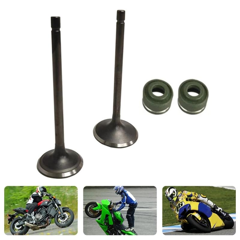 Motorbike Accessories Engine Spare Parts for CG250 250CC Replacement Engine Intake Exhaust Valves Stem Guide Oil Seal