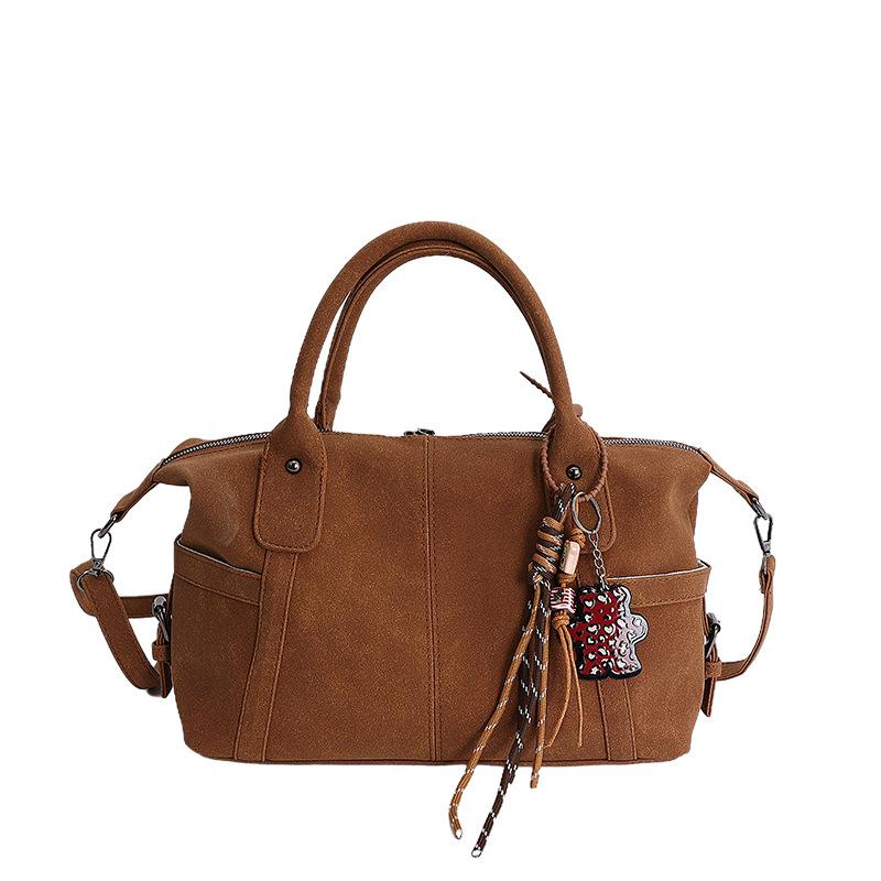 Premium Handbag Women's 2025 New Autumn and Winter Retro Shoulder Messenger Bag Women's Bag Fashion Boston Bag