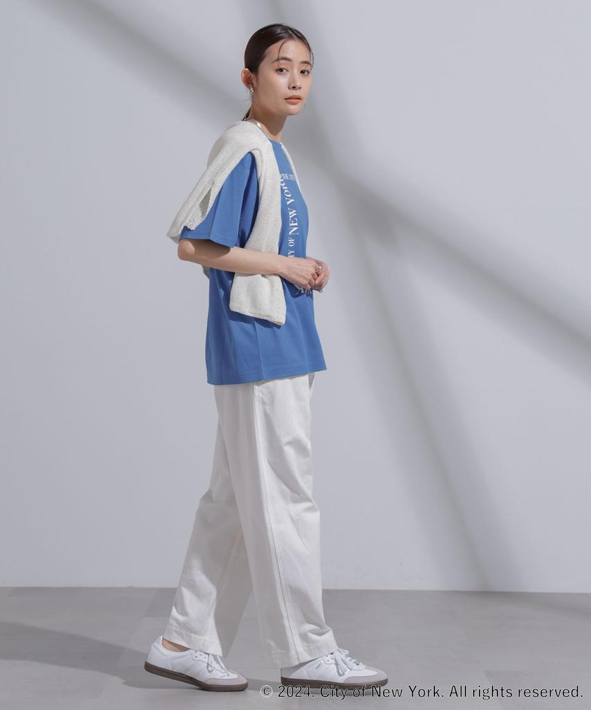 Nano Universe GOOD ROCK SPEED X NYC Sweat Stain Pattern 2 Anti-Soaked T-Shirt, Women's, Resistant,