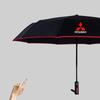For Mitsubishi Outlander Pajero Asx Colt Lancer EX Evolution X L200 Ralliart Car Automatic Folding Windproof Sunshade Umbrella WZ8