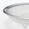 MUJI Stainless Steel Flat Colander, M, Approx. Diameter 19.5 X