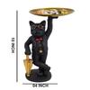 Dog Showpiece for Home Decor Showpiece (11 Inch, Black), Silk(Resin)