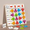 Little Fish Directional Awareness Color Matching Puzzle for Kindergarten Logical Thinking and Early Education