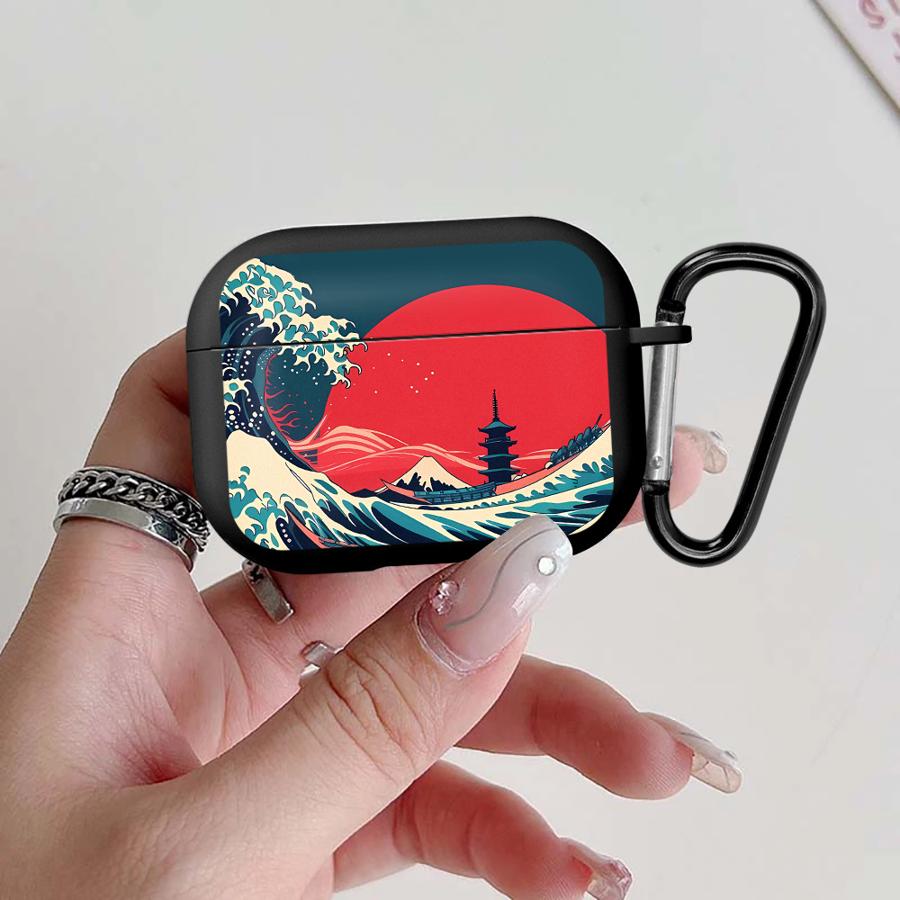 

Sea Wave Dragon Earphone Cases Cover Case For Airpods Pro3 2 1 Pro 4 3 Pro2 Airpods Pro 2