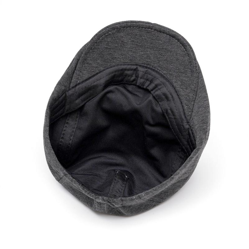 1 Unidad Boina de Hombre Estilo Británico Golf Cabbie Plana Poliéster Moda Sombrero Ivy Gorra Gatsby Newsboy