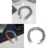 Korean Style Starry Sky Alloy Couple Bracelet With Geometric Design For Travel Gift