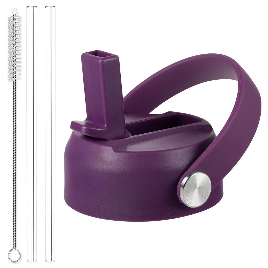 Straw Lid for Wide Mouth Water Bottles