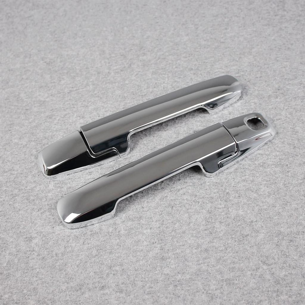 RUIQ Outer Door Handle Covers for Suzuki Spacia and Spacia Custom MK04 Series Coverage Chrome-Plated (Full Type)