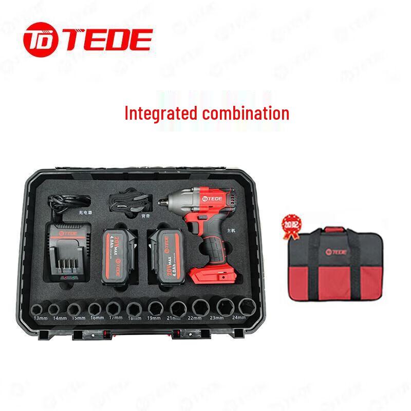TEDE YD-6788 15-Piece Cordless Electric Impact Wrench Set