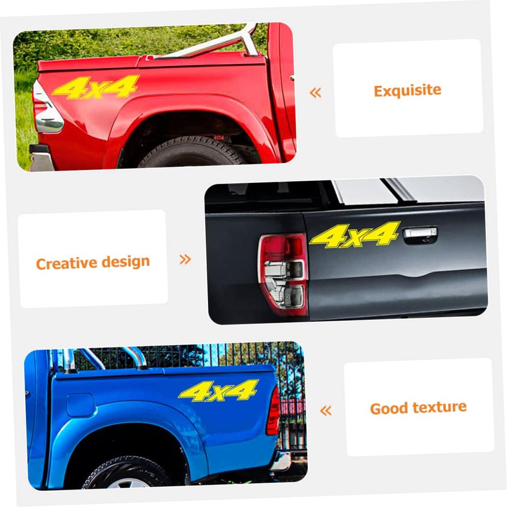 OUNONA Car Sticker, Car Decal, Hide Scratches, Dents, Set of 2, Car Stickers, Waterproof,