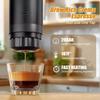 Portable 3 In 1 Espresso Maker Electric Travel Coffee Machine Office Travel Camping Coffee Powder & Coffee Capsul Coffee Maker