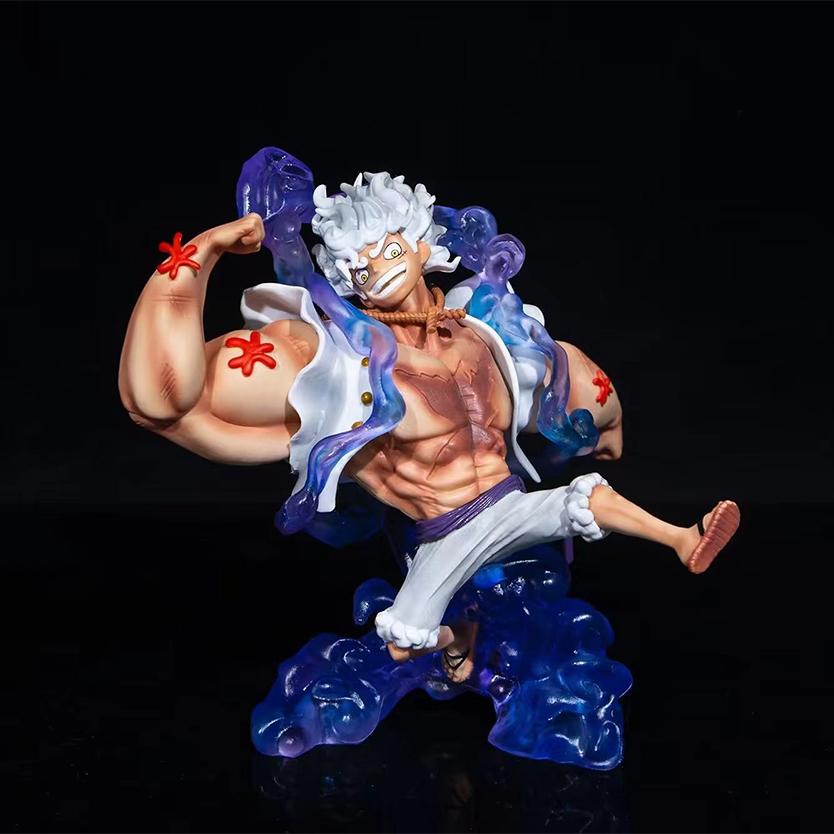 

One Piece Muscle Man Fifth Gear Nika Luffy Sun God Hand Doll Ornament Model