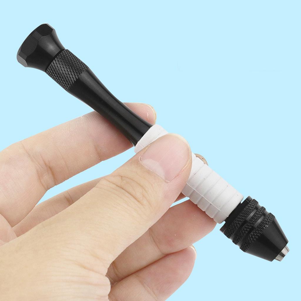 Anti Slip Rubber Sleeve Hand Drill Grip With Ergonomic Handle For Accurate Drilling In Jewelry Making And Woodworking