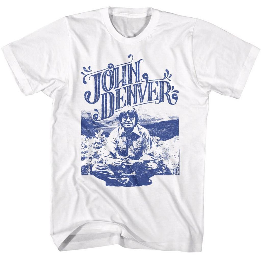 Vtg John Denver Gift For Fans Cotton White All Size Unisex Shirt BL107