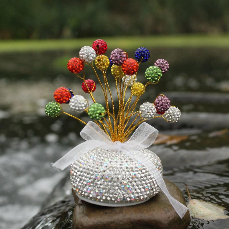 10mm Runde Discokugel Spacerperle Strass Disco Tschechischer Kristall 30 Stück Pave Ton Perlen