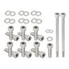 For GM LS Stainless Steel Oil Pan Bolt Kit Set, for LSX LS2 LS3 LS6 LS7 4.8 5.3 6.0 6.2L, for LM7 LR4 LQ4 LS6 L59 LQ9 LM4 L33