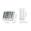 KKmoon Mini LCD Digital Thermometer Temperature Meter 0 Celsius ~50 Celsius  with Measurement  Celsius / Fahrenheit  Max Min Value