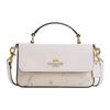 Josie 18 Star Print Coated Canvas And Leather Mini Crossbody Bag Women Handbags Chalk-White CCK82-IMCAH