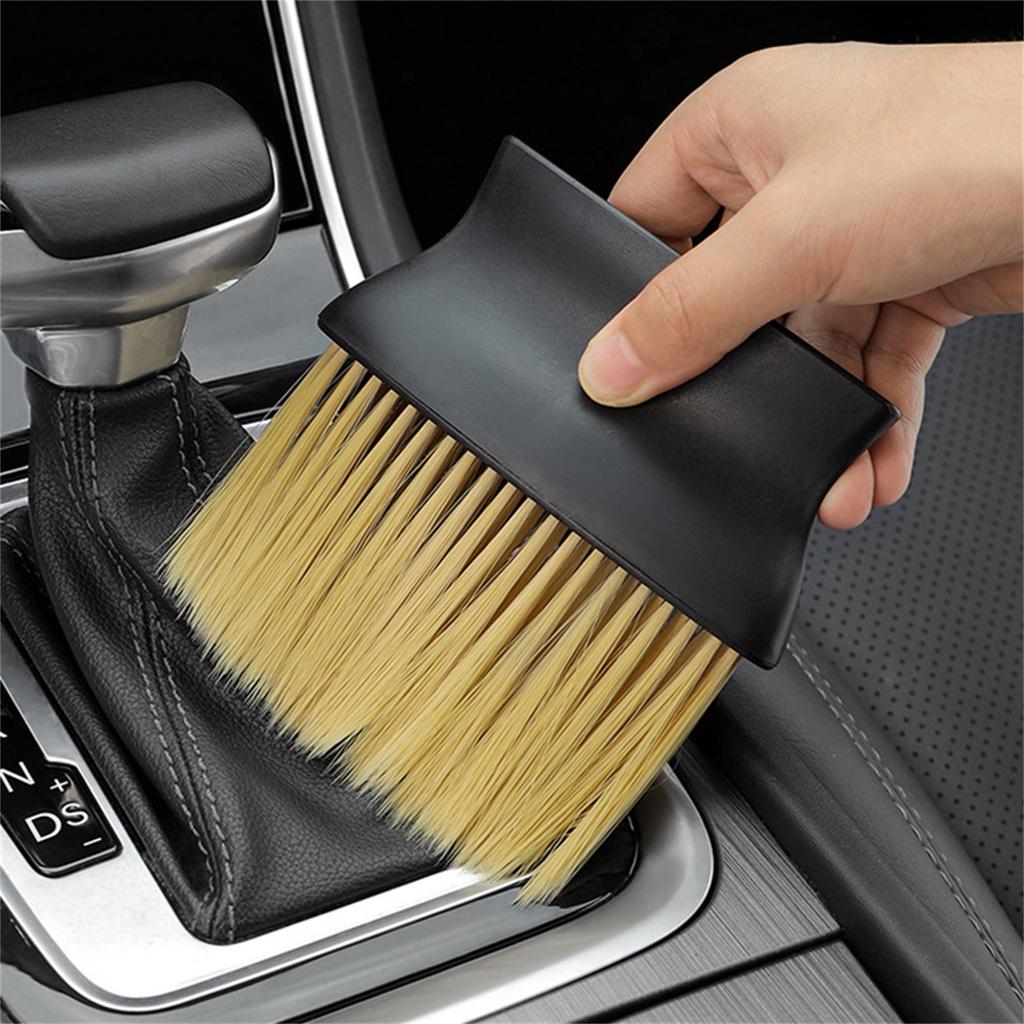 1PC Car Interior Cleaning Brush, Household Dust Removal Brush, Soft Long Haired Brush, Car Detail Cleaning Brush, Crack Brush